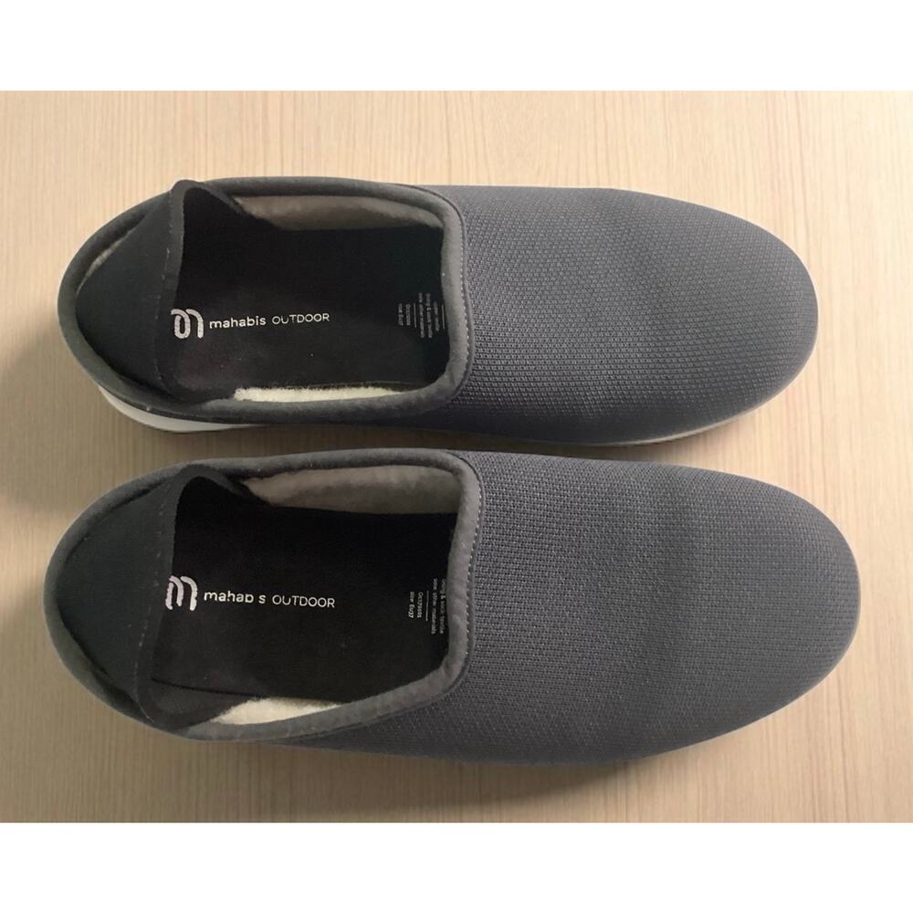 Mahabis Outdoor Canvas‎ Slipper koge grey
